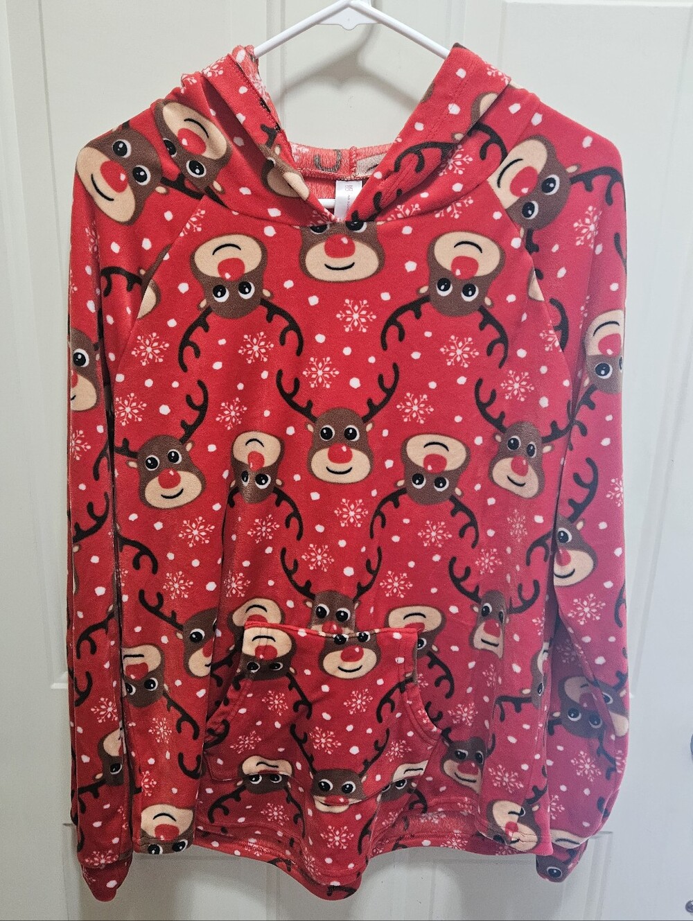 No Boundaries Plush Reindeer Hoodie